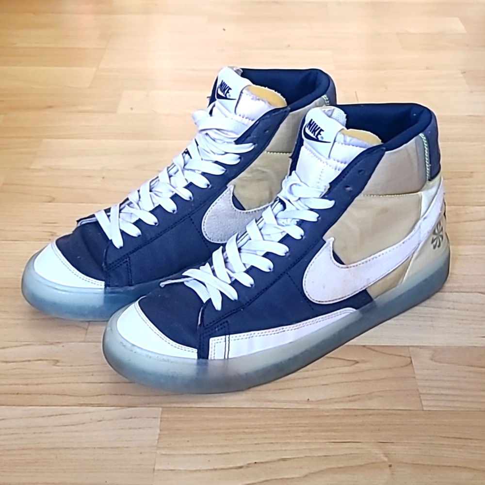 Nike Blazer Mid 77 Move to Zero Armory Navy/White/Summit White Size 9